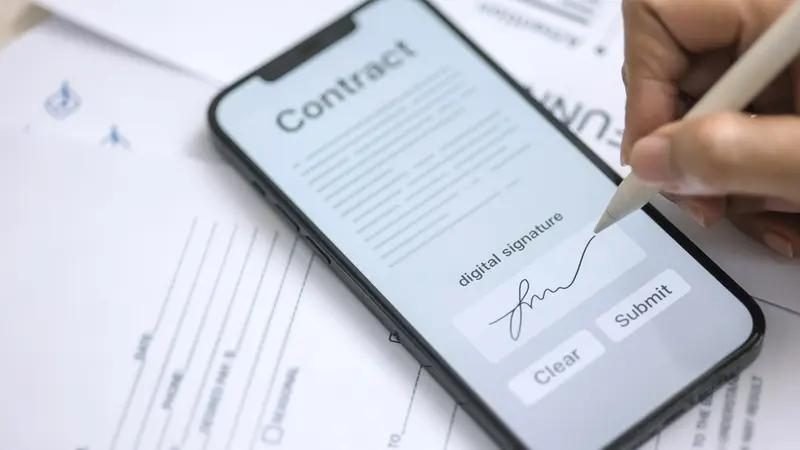 Formal Contract Signing